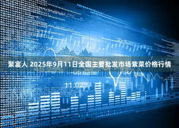 聚富人 2025年9月11日全国主要批发市场紫菜价格行情